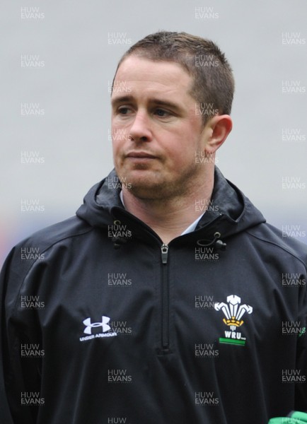 26.02.09 - Wales Rugby Training - Shane Williams during training. 
