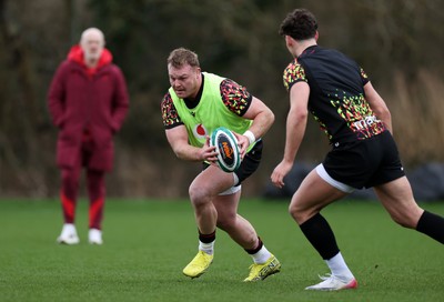 260226 - Wales Rugby Training - Dewi Lake during training