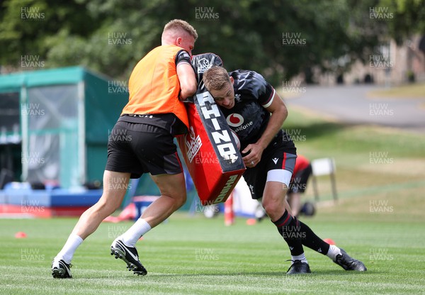 260623 - The first official day of Rugby World Cup Training for the Welsh Rugby Squad - Liam Williams during training