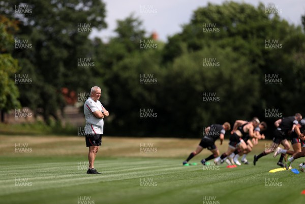 260623 - The first official day of Rugby World Cup Training for the Welsh Rugby Squad - Head Coach Warren Gatland