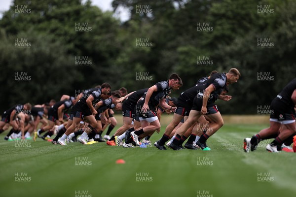260623 - The first official day of Rugby World Cup Training for the Welsh Rugby Squad - 