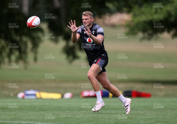 260623 - The first official day of Rugby World Cup Training for the Welsh Rugby Squad - Dan Biggar during training