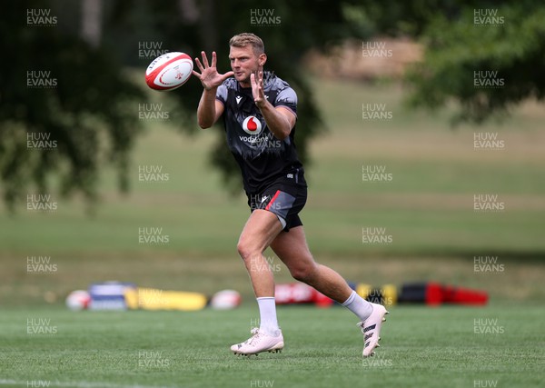 260623 - The first official day of Rugby World Cup Training for the Welsh Rugby Squad - Dan Biggar during training