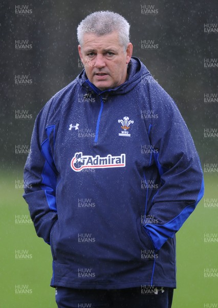 26.10.10 - Wales Rugby Training - Wales head coach Warren Gatland during training. 