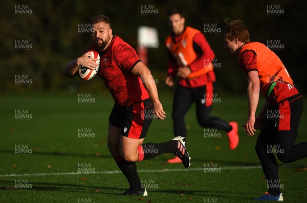 261020 - Wales Rugby Training - Tomas Francis during training