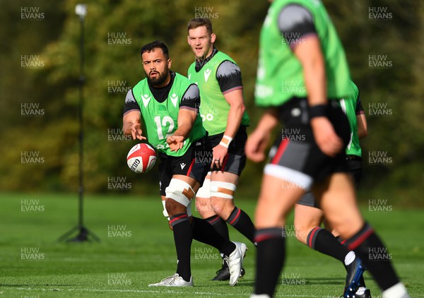 261022 - Wales Rugby Training - Josh Macleod during training