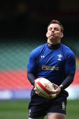 26.11.10...Wales Rugby Captains run -  Wales' Matthew Rees during training 