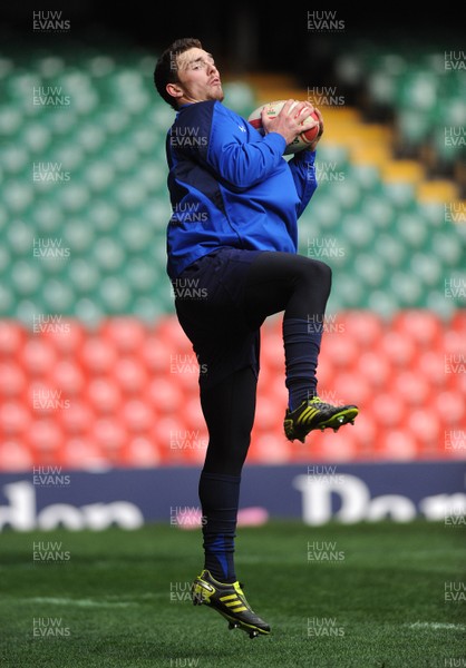 26.11.10 - Wales Rugby Training - George North during training. 