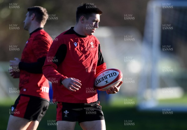 261120 - Wales Rugby Training - Josh Adams during training