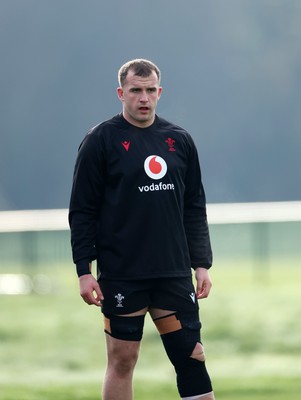 261125 - Wales Rugby Training ahead of their final Quilter Nations Series game against South Africa - Morgan Morse during training