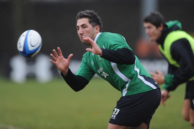 27.01.09 - Wales Rugby Training - Gavin Henson in action during training. 