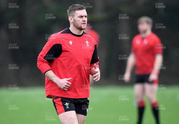 260121 - Wales Rugby Training - Dan Lydiate during training