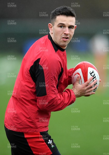 260121 - Wales Rugby Training - Owen Watkin during training