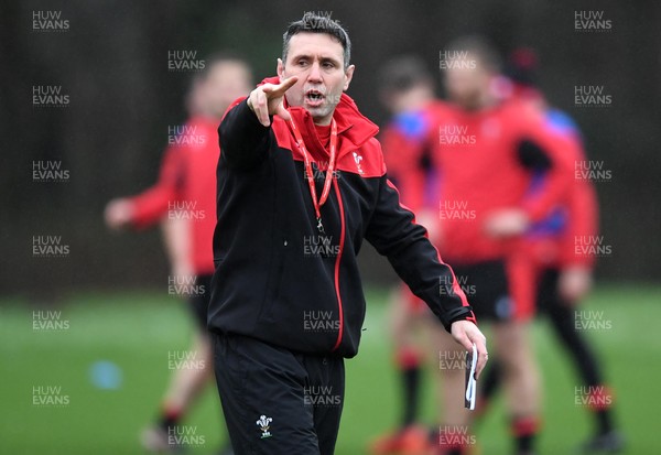 260121 - Wales Rugby Training - Stephen Jones during training
