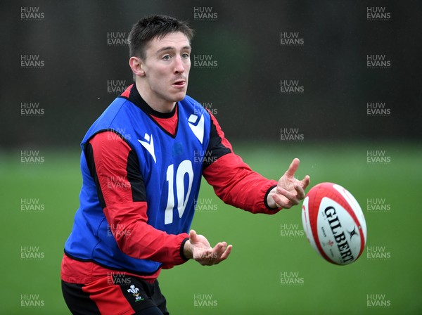 260121 - Wales Rugby Training - Josh Adams during training
