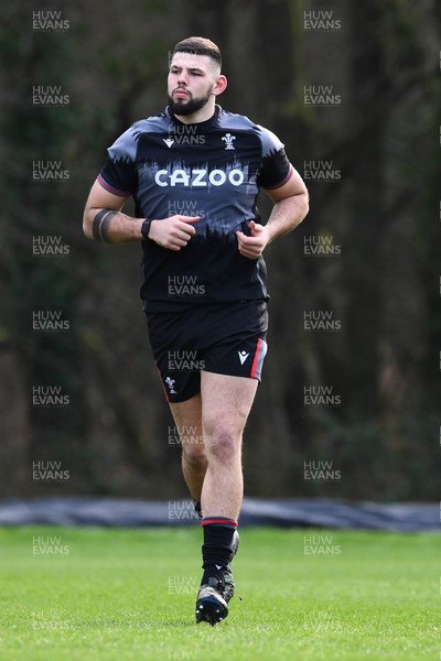 270123 - Wales Rugby Training - Rhys Davies during training