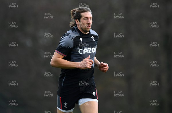 270123 - Wales Rugby Training - Justin Tipuric during training