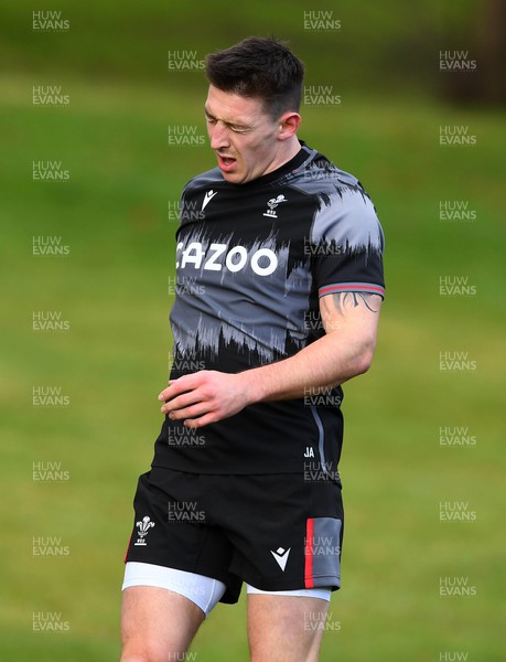 270123 - Wales Rugby Training - Josh Adams during training