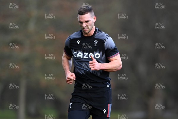 270123 - Wales Rugby Training - George North during training