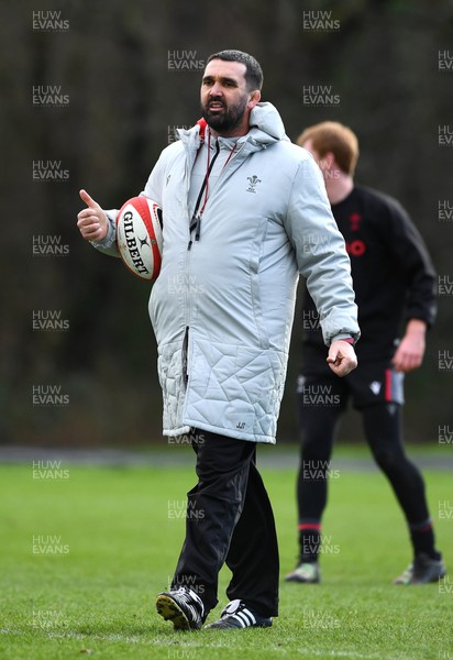 270123 - Wales Rugby Training - Jonathan Thomas during training