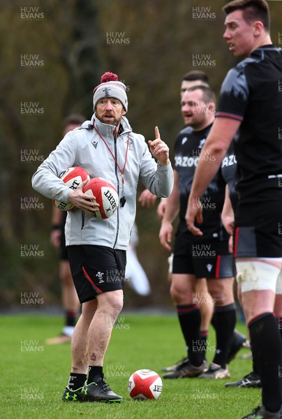 270123 - Wales Rugby Training - Mike Forshaw during training