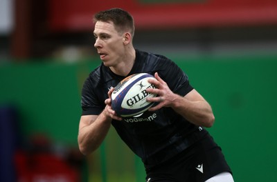 270125 - Wales Rugby Training in the week leading up to their first 6 Nations game against France - Liam Williams during training