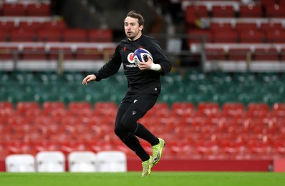 270125 - Wales Rugby Training in the week leading up to their first 6 Nations game against France - Rhodri Williams during training