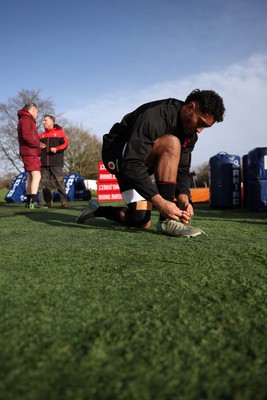 270126 - Wales Rugby Training on the first day of 6 Nations camp - Gabriel Hamer-Webb