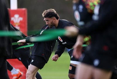 270126 - Wales Rugby Training on the first day of 6 Nations camp - Gabriel Hamer-Webb