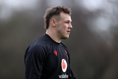 270126 - Wales Rugby Training on the first day of 6 Nations camp - Jarrod Evans