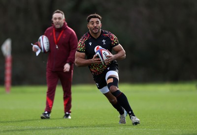 270126 - Wales Rugby Training on the first day of 6 Nations camp - Gabriel Hamer-Webb