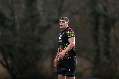 270126 - Wales Rugby Training on the first day of 6 Nations camp - Dafydd Jenkins