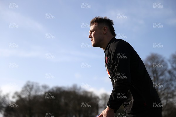 270126 - Wales Rugby Training on the first day of 6 Nations camp - Jarrod Evans