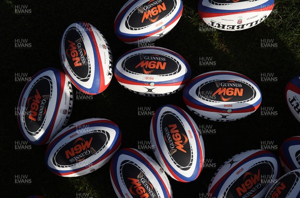 270126 - Wales Rugby Training on the first day of 6 Nations camp - Balls