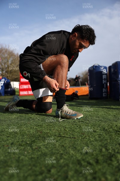 270126 - Wales Rugby Training on the first day of 6 Nations camp - Gabriel Hamer-Webb