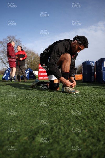 270126 - Wales Rugby Training on the first day of 6 Nations camp - Gabriel Hamer-Webb