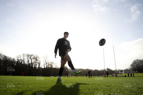 270126 - Wales Rugby Training on the first day of 6 Nations camp - Joe Hawkins