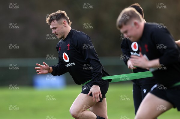 270126 - Wales Rugby Training on the first day of 6 Nations camp - Jarrod Evans