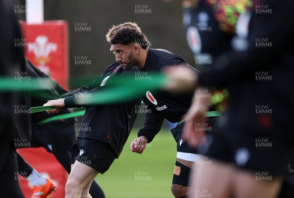 270126 - Wales Rugby Training on the first day of 6 Nations camp - Gabriel Hamer-Webb