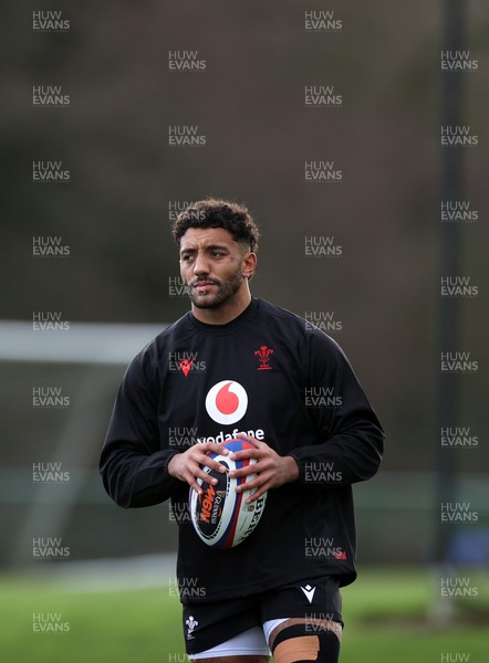 270126 - Wales Rugby Training on the first day of 6 Nations camp - Gabriel Hamer-Webb