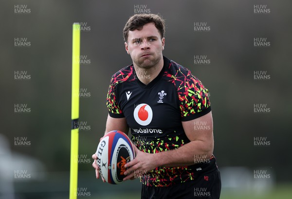 270126 - Wales Rugby Training on the first day of 6 Nations camp - Mason Grady