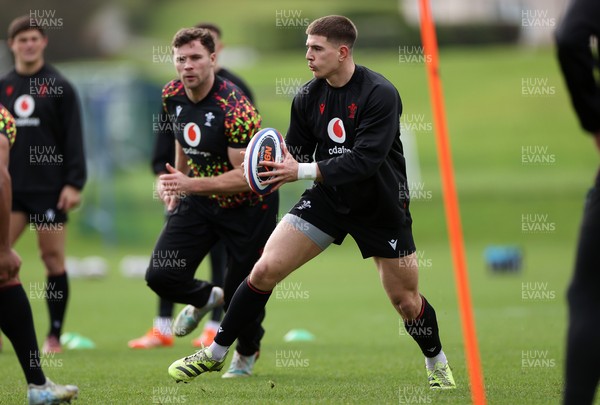 270126 - Wales Rugby Training on the first day of 6 Nations camp - Joe Hawkins