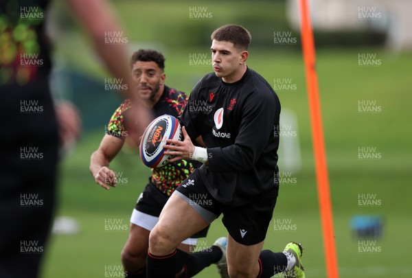270126 - Wales Rugby Training on the first day of 6 Nations camp - Joe Hawkins