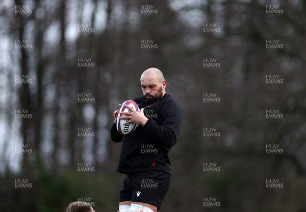 270126 - Wales Rugby Training on the first day of 6 Nations camp - Josh Macleod 