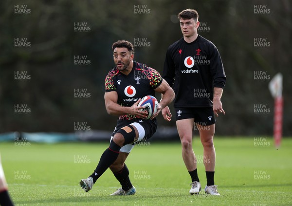 270126 - Wales Rugby Training on the first day of 6 Nations camp - Gabriel Hamer-Webb