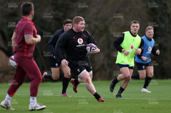 270126 - Wales Rugby Training on the first day of 6 Nations camp - Rhys Carre