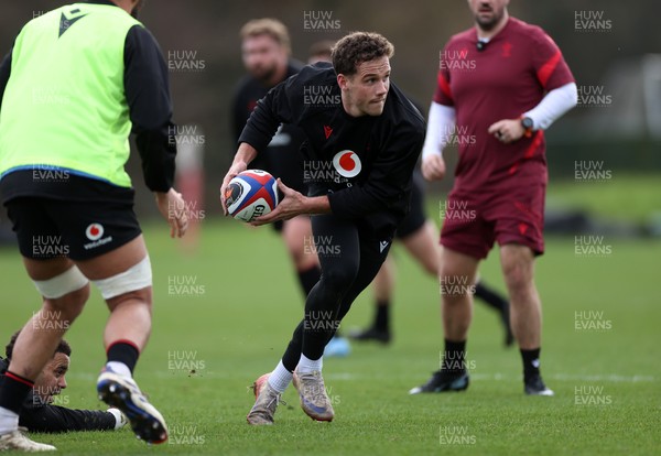 270126 - Wales Rugby Training on the first day of 6 Nations camp - Kieran Hardy