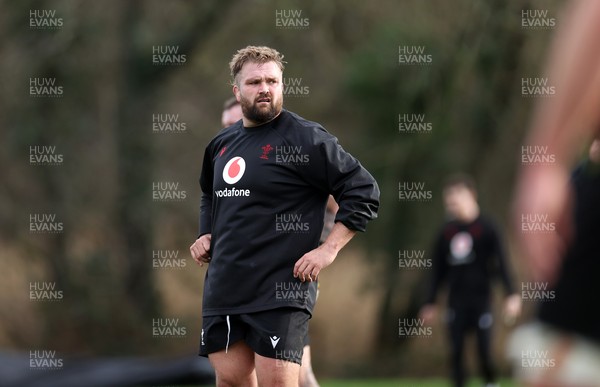 270126 - Wales Rugby Training on the first day of 6 Nations camp - Tomas Francis
