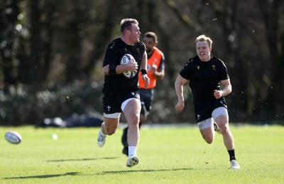 270225 - Wales Rugby Training - Dewi Lake during training