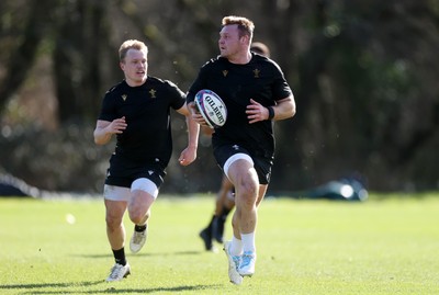 270225 - Wales Rugby Training - Dewi Lake during training